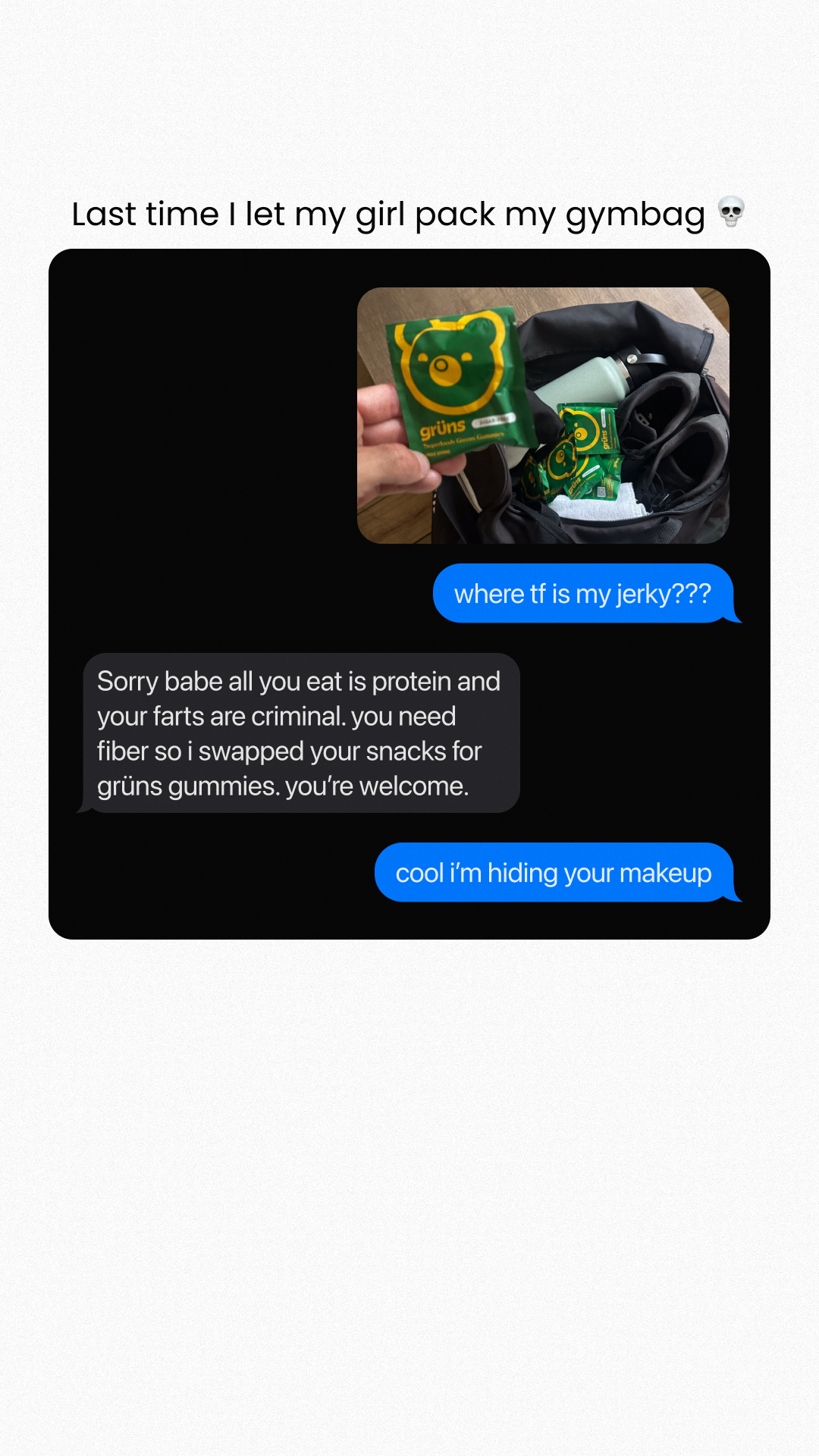 Grüns Facebook ad