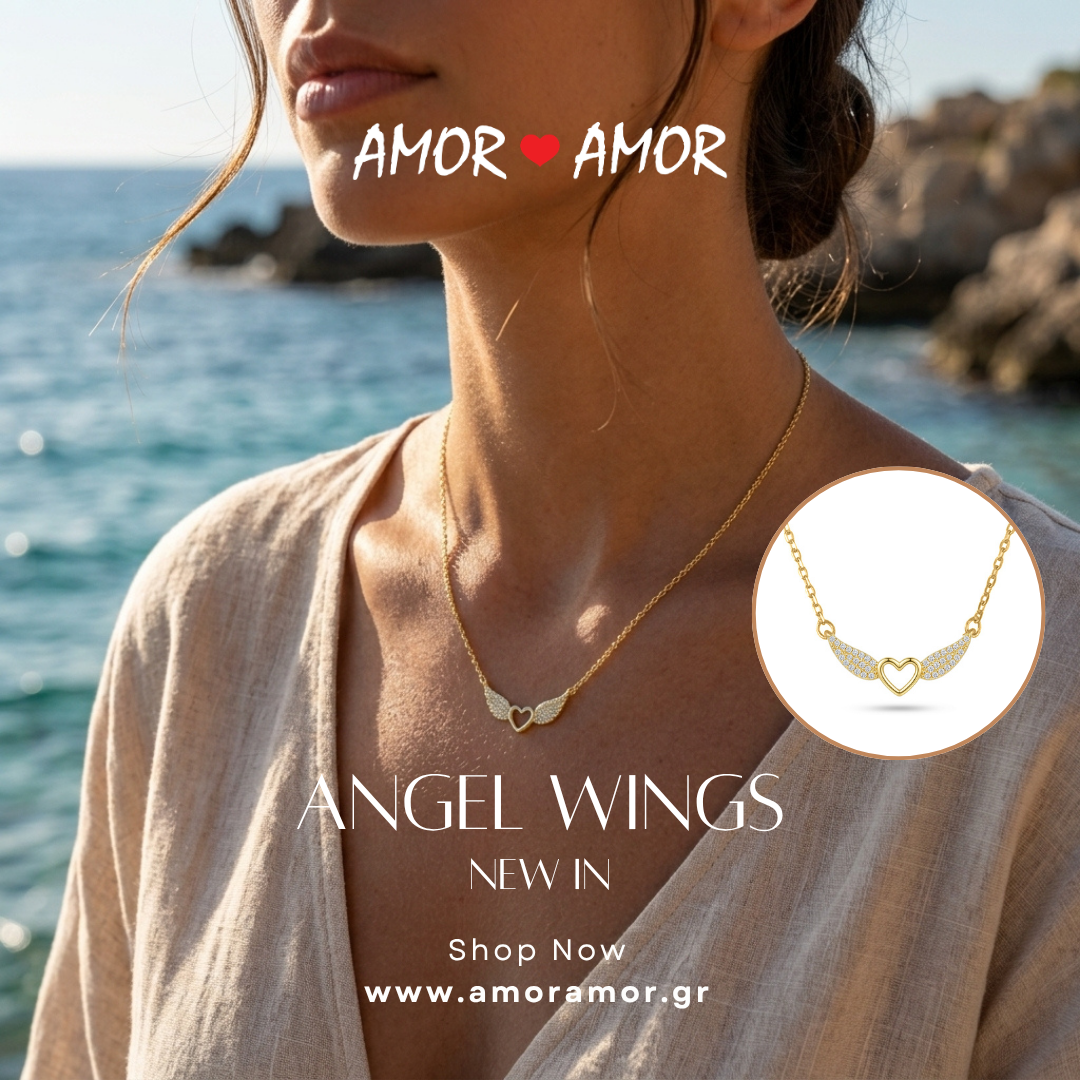Amor Amor Facebook ad: Κολιέ Angel Wings