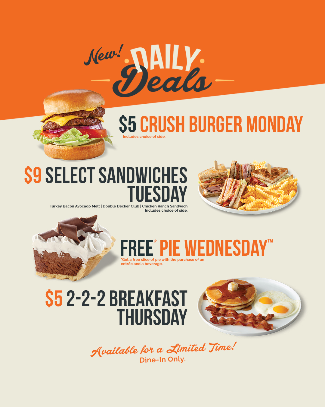 Village Inn Restaurants Facebook ad from Apr 1, 2026