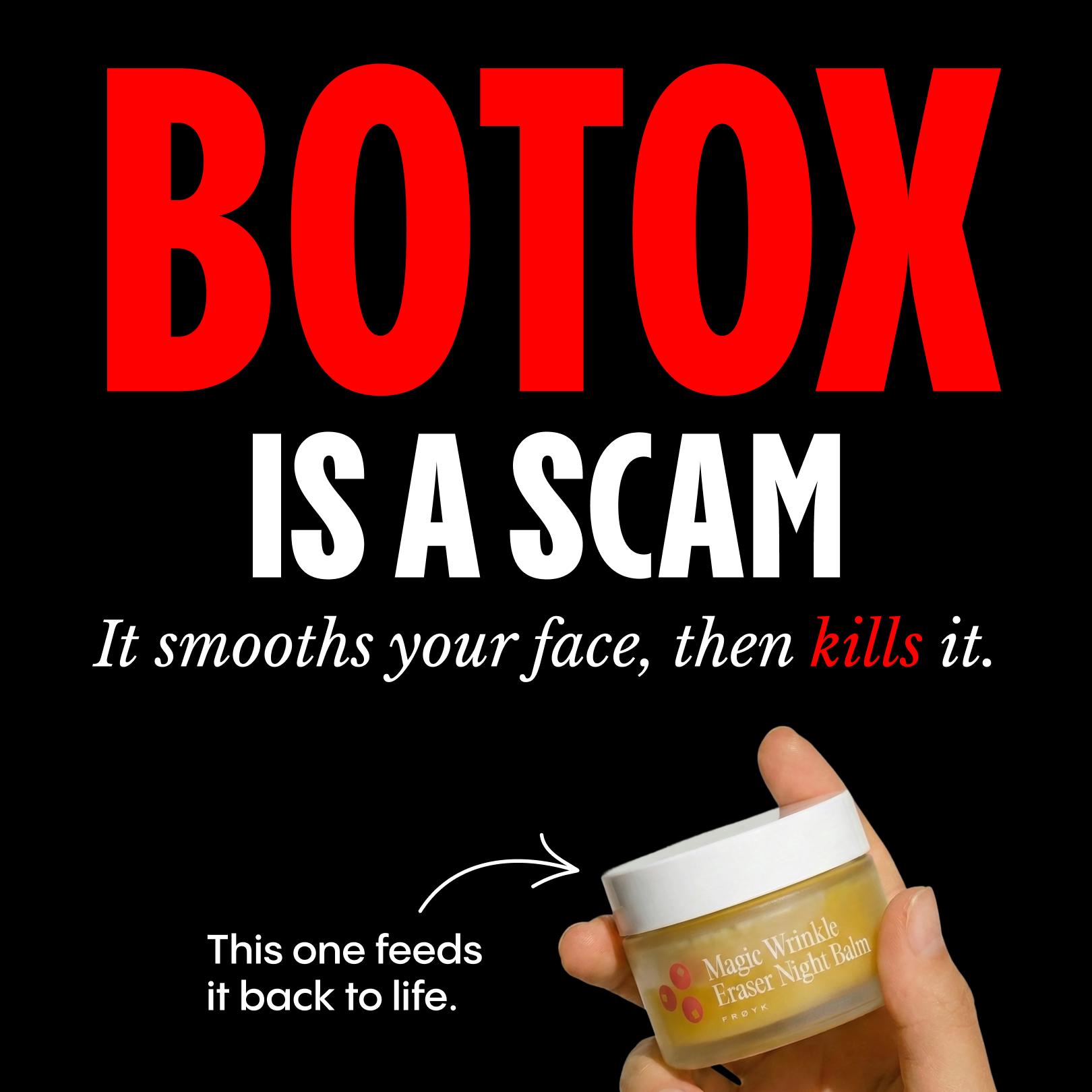 Frøya Organics Facebook ad
