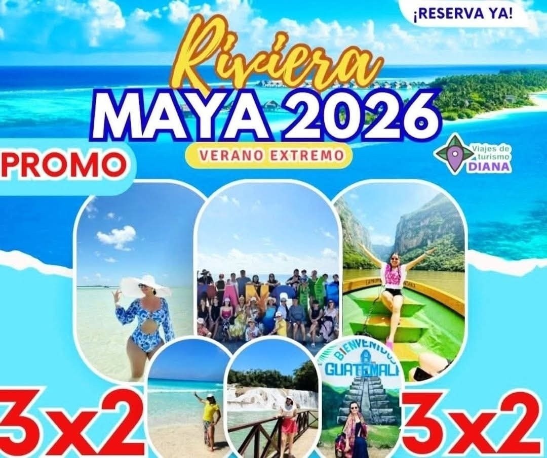 Viajes Diana Facebook ad: *VAMOS A LA RIVIERA MAYA 2026*