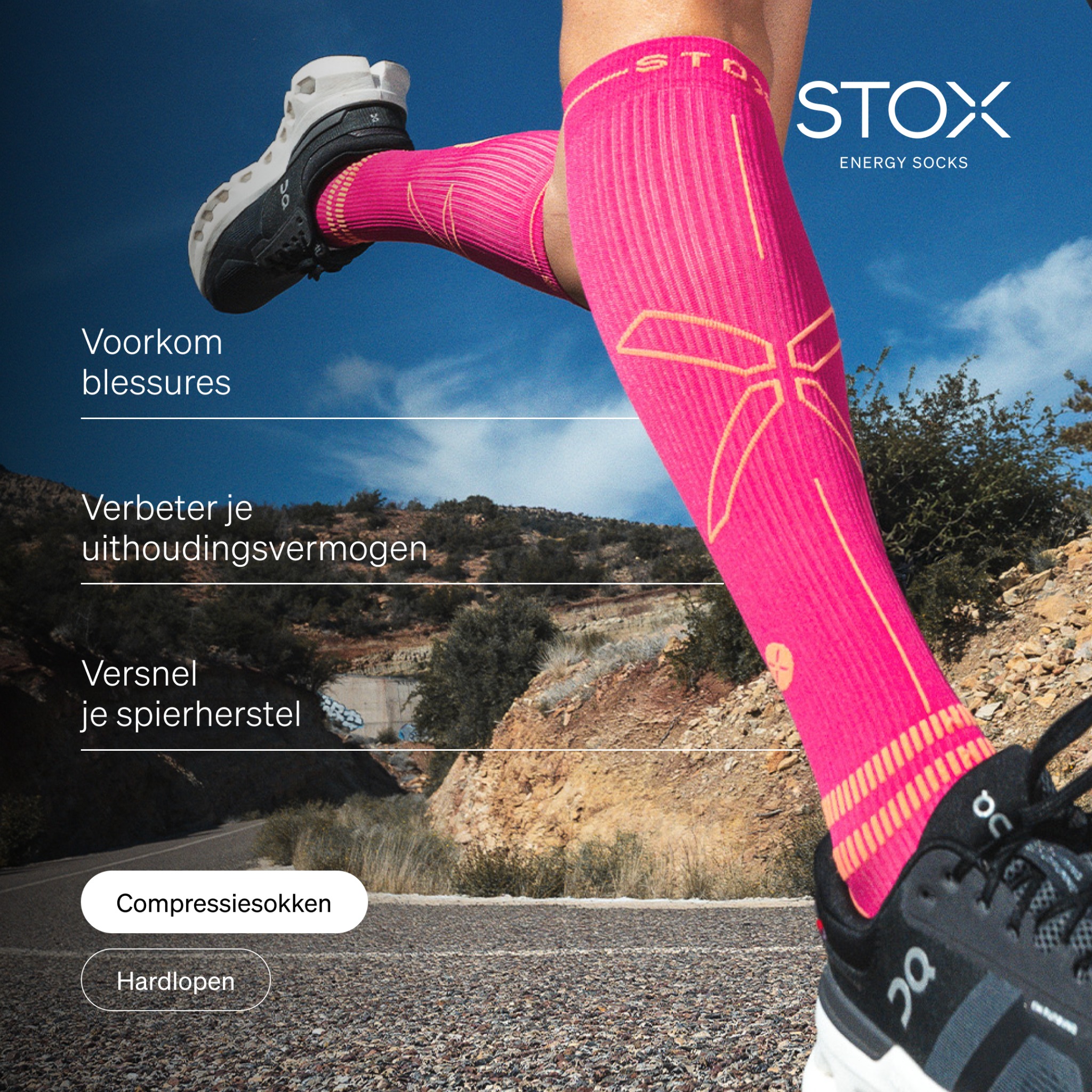 STOX Energy Socks Facebook ad