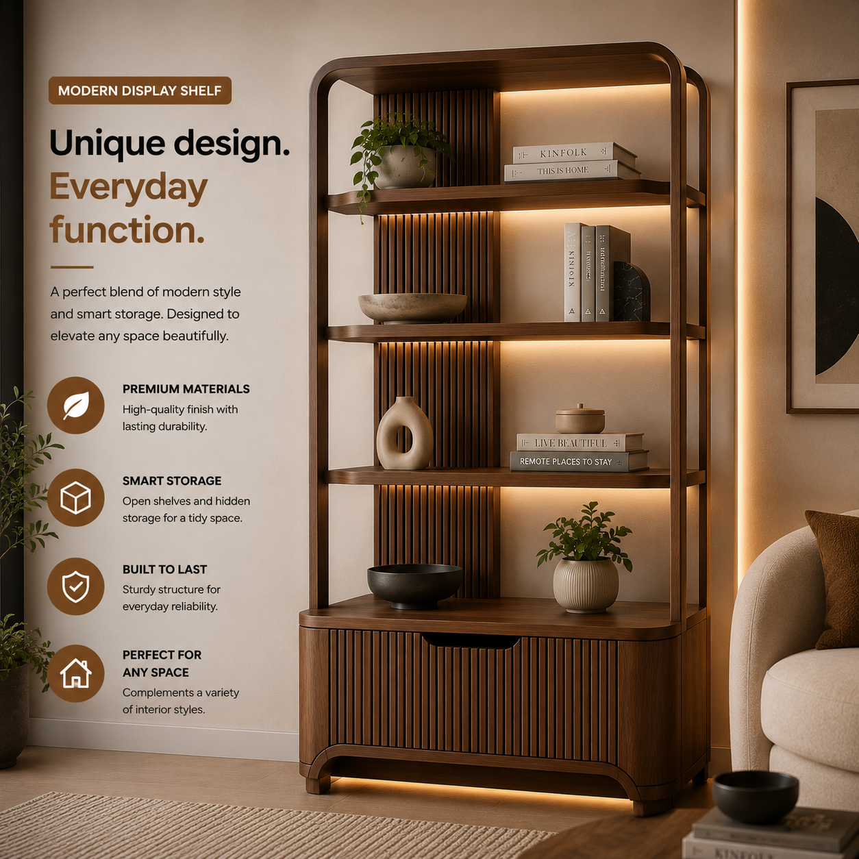 Woodking Facebook ad: +900 Woodworking Furniture Plans