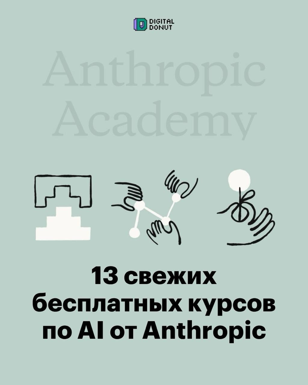 Digital Donut Facebook ad: Anthropic открыла бесплатный доступ к 13 курсам, от…