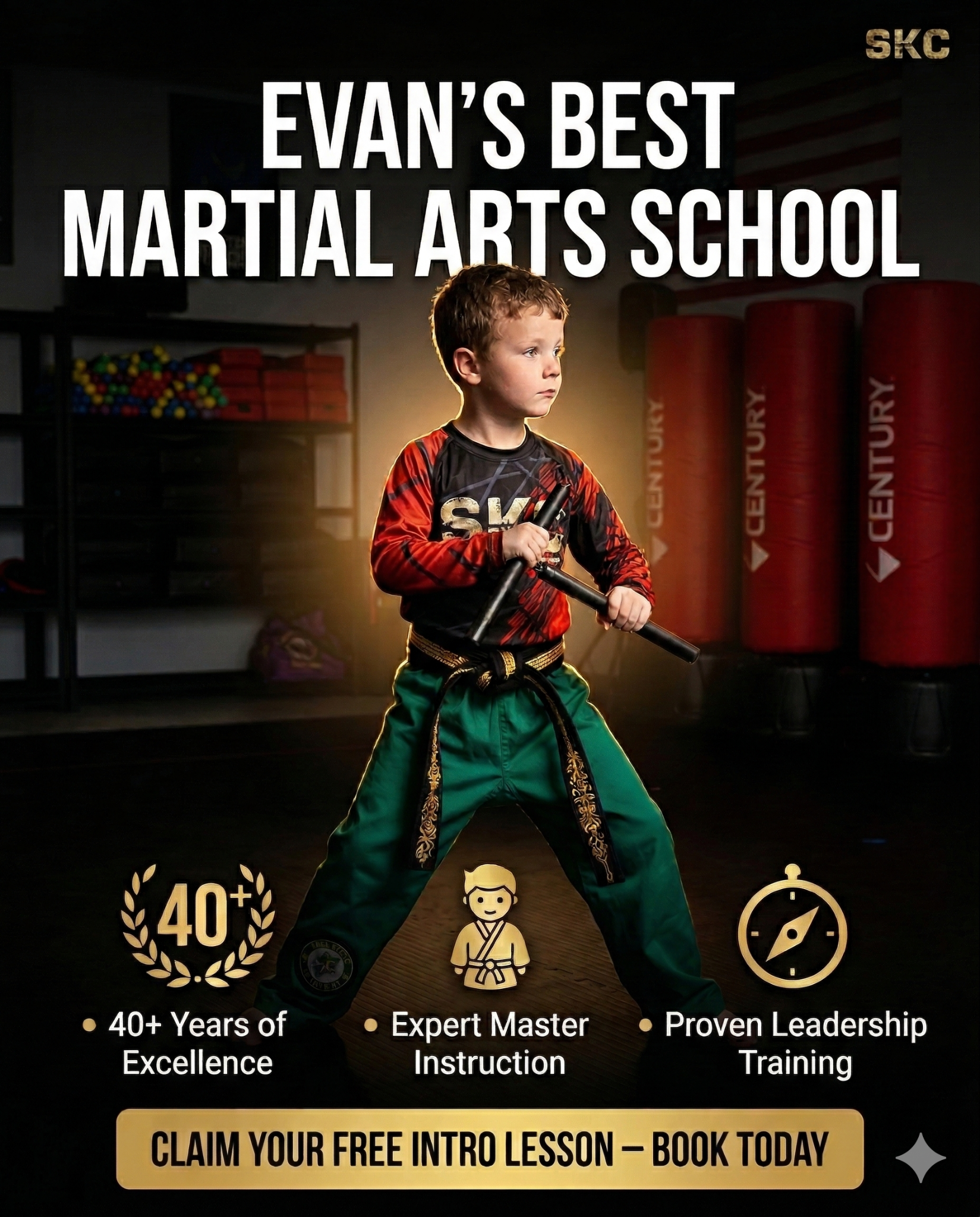 Seigler's Karate Center Facebook ad