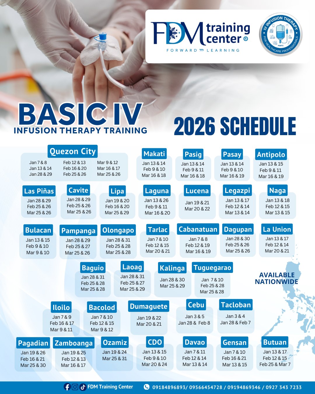 Basic IVT Training for Healthcare Providers Facebook ad: 𝐀𝐯𝐚𝐢𝐥𝐚𝐛𝐥𝐞 𝐍𝐚𝐭𝐢𝐨𝐧𝐰𝐢𝐝𝐞