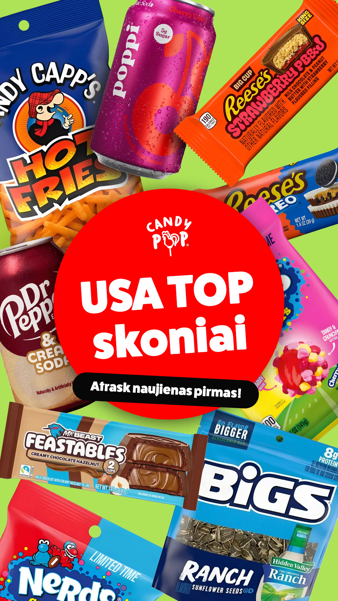 Candy POP Facebook ad