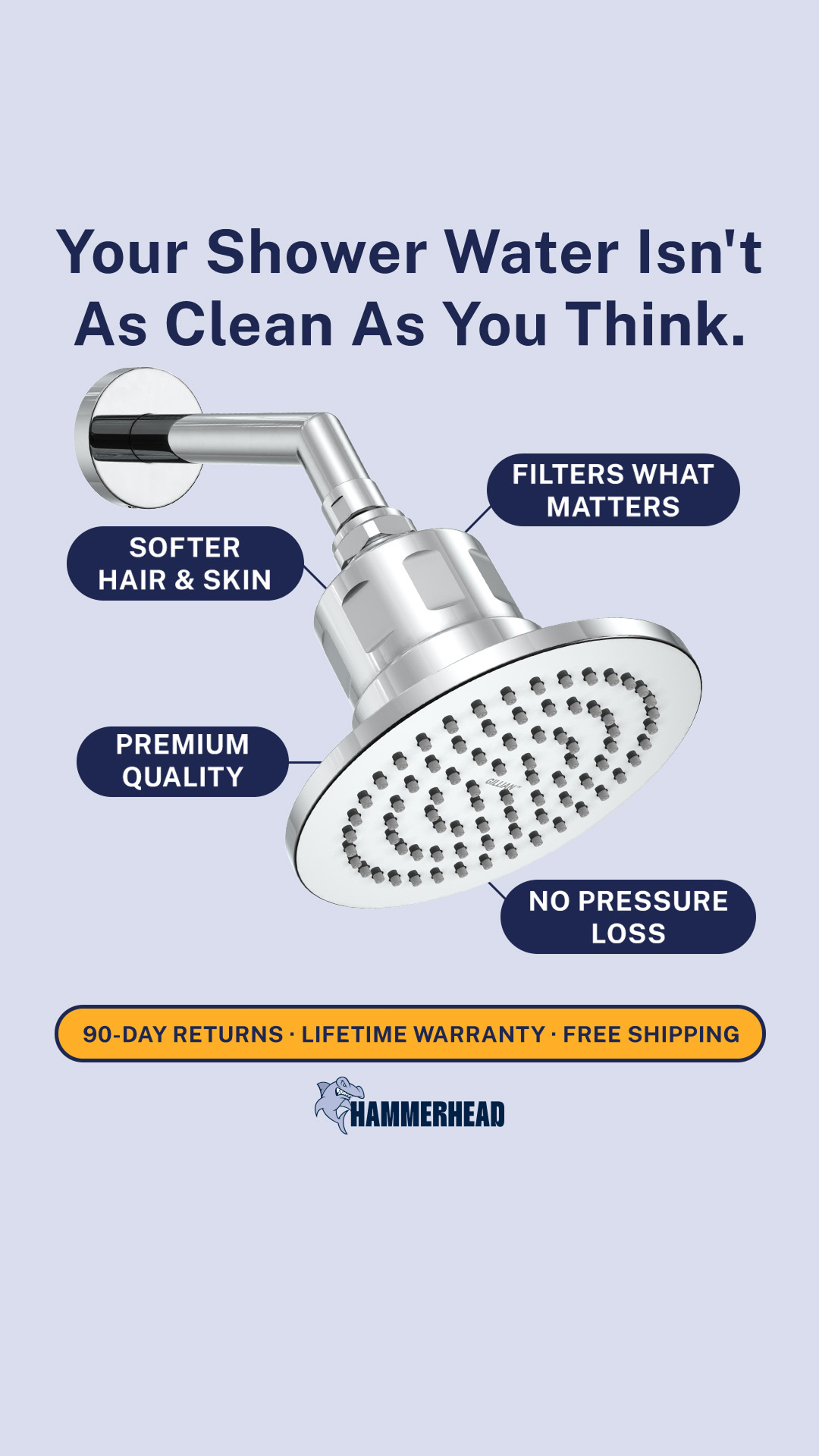 HammerHead A Shower Head Store Brand Facebook ad from Jul 3, 2026