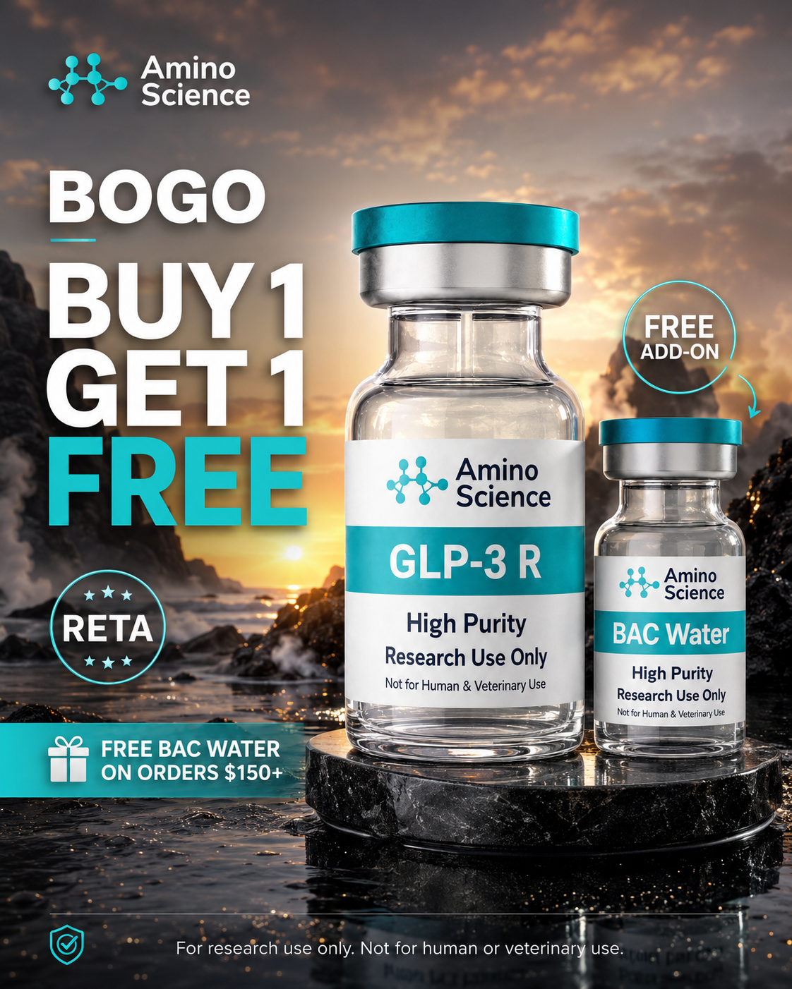 Amino Science Labs Facebook ad