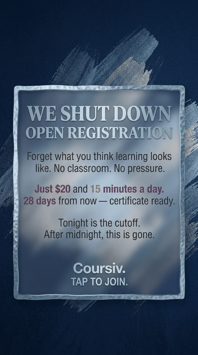 Coursiv Facebook ad