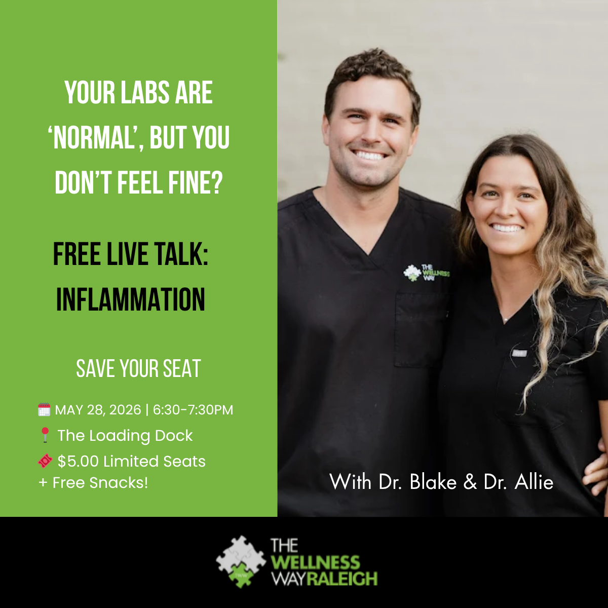 The Wellness Way - Raleigh Facebook ad: ‘Normal’ labs, real symptoms?
