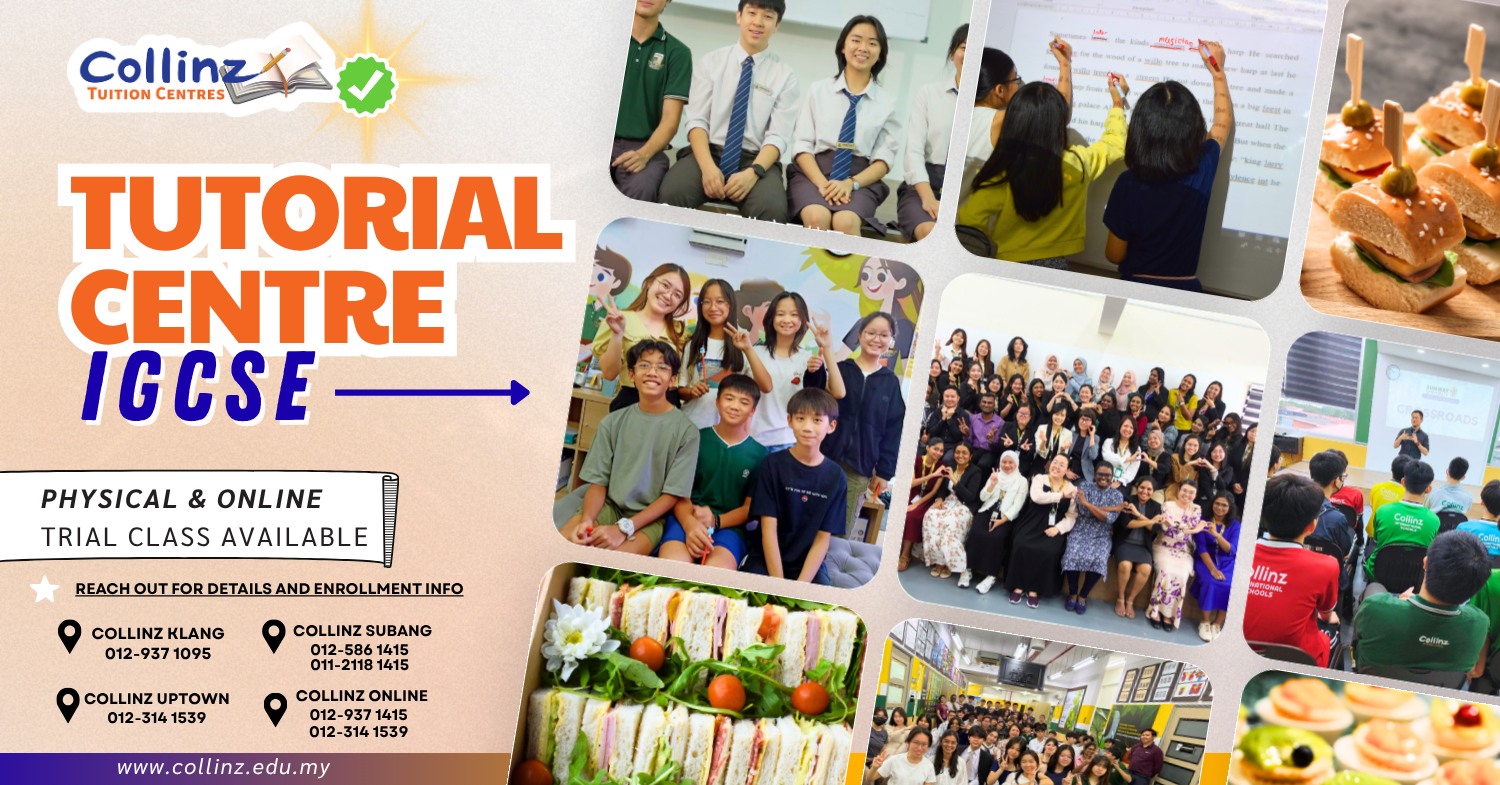 Collinz IGCSE Tuition Centre Facebook ad: Collinz Tuition Centres, Enrol Now for IGCSE &…