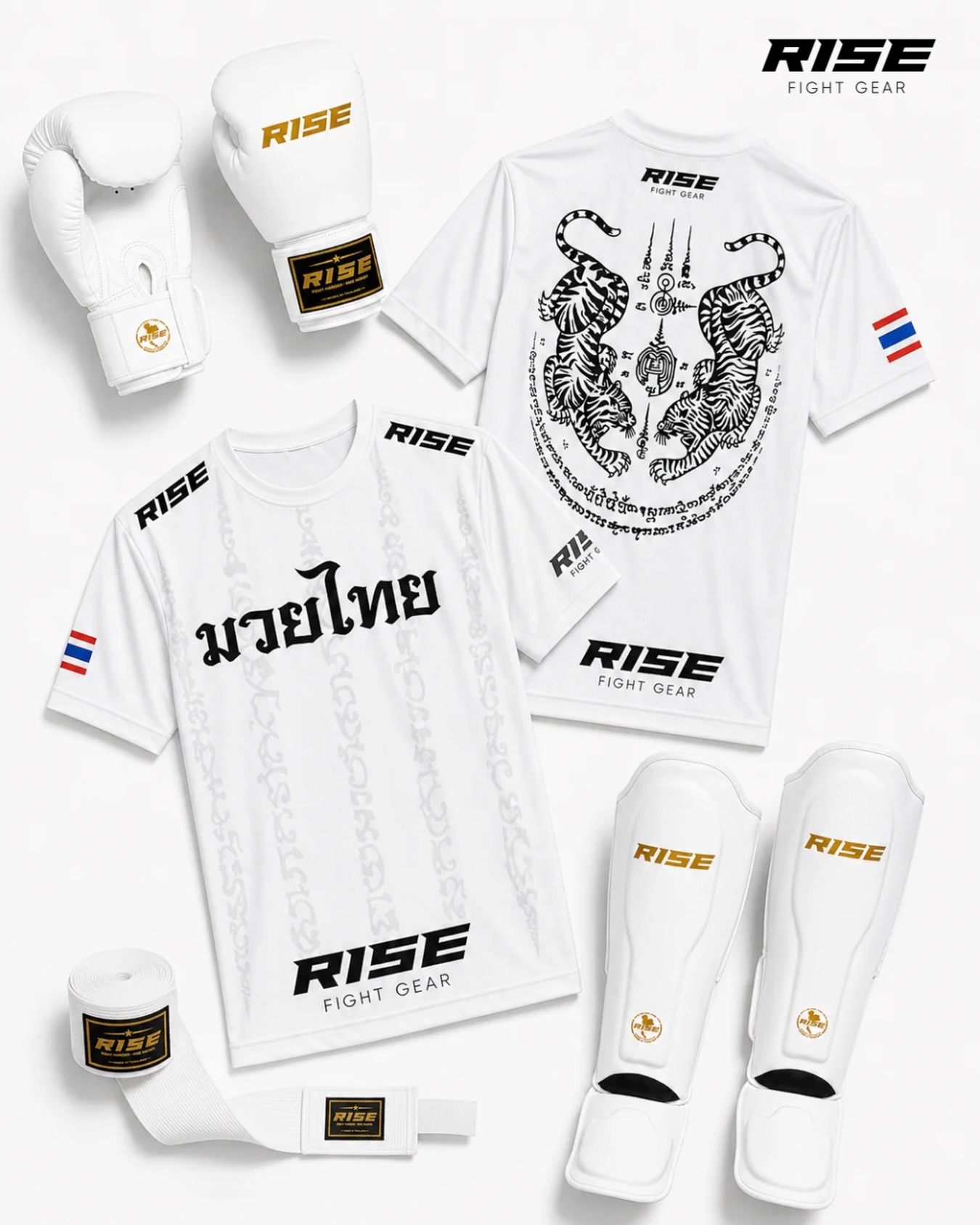 Rise Fight Gear Official Facebook ad: The Sak Yant Collection, traditional sacred designs on…