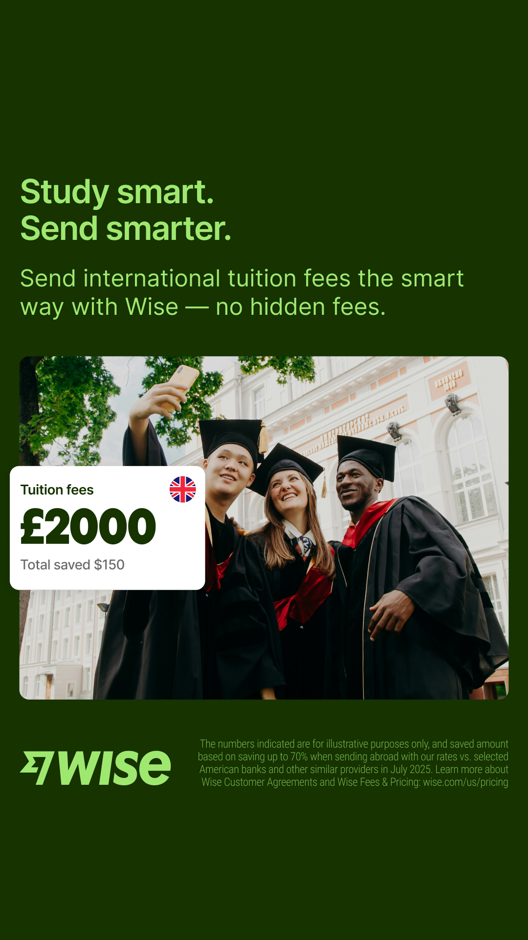 Wise Facebook ad
