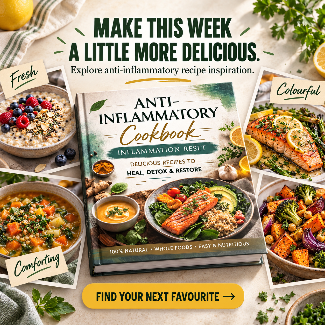 The Gluten Free Pantry Facebook ad: Simple Recipes. Better Everyday Meals