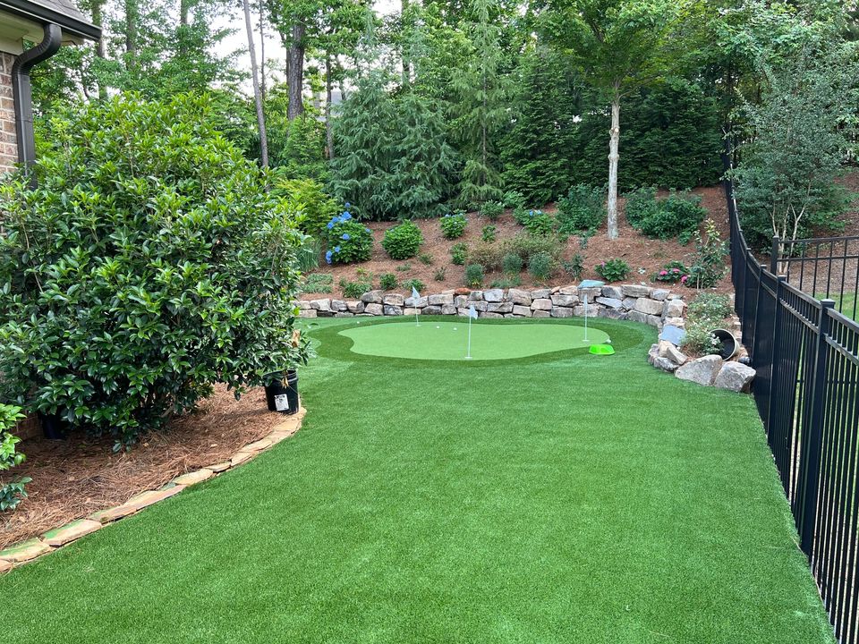 Grass King Landscape Management LLC Facebook ad: Artificial Turf Installs