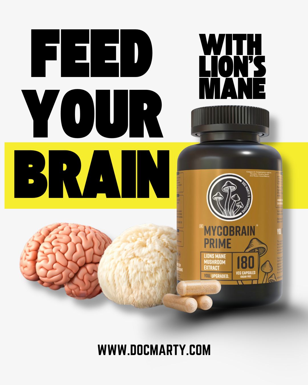 Doc Marty's Mushrooms Facebook ad