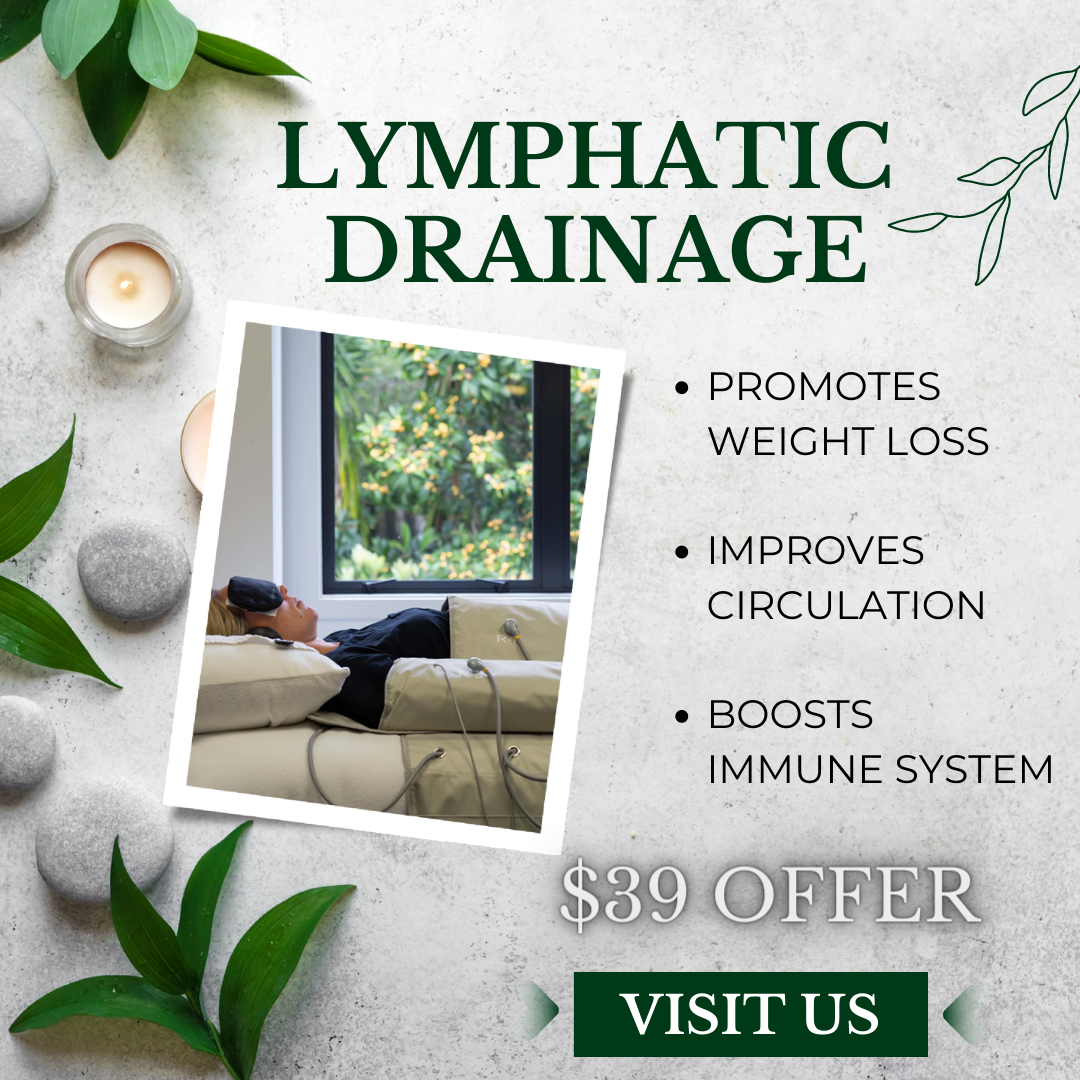 Mind Therapy Center Facebook ad: $39 Lymphatic Therapy Treatment Session!