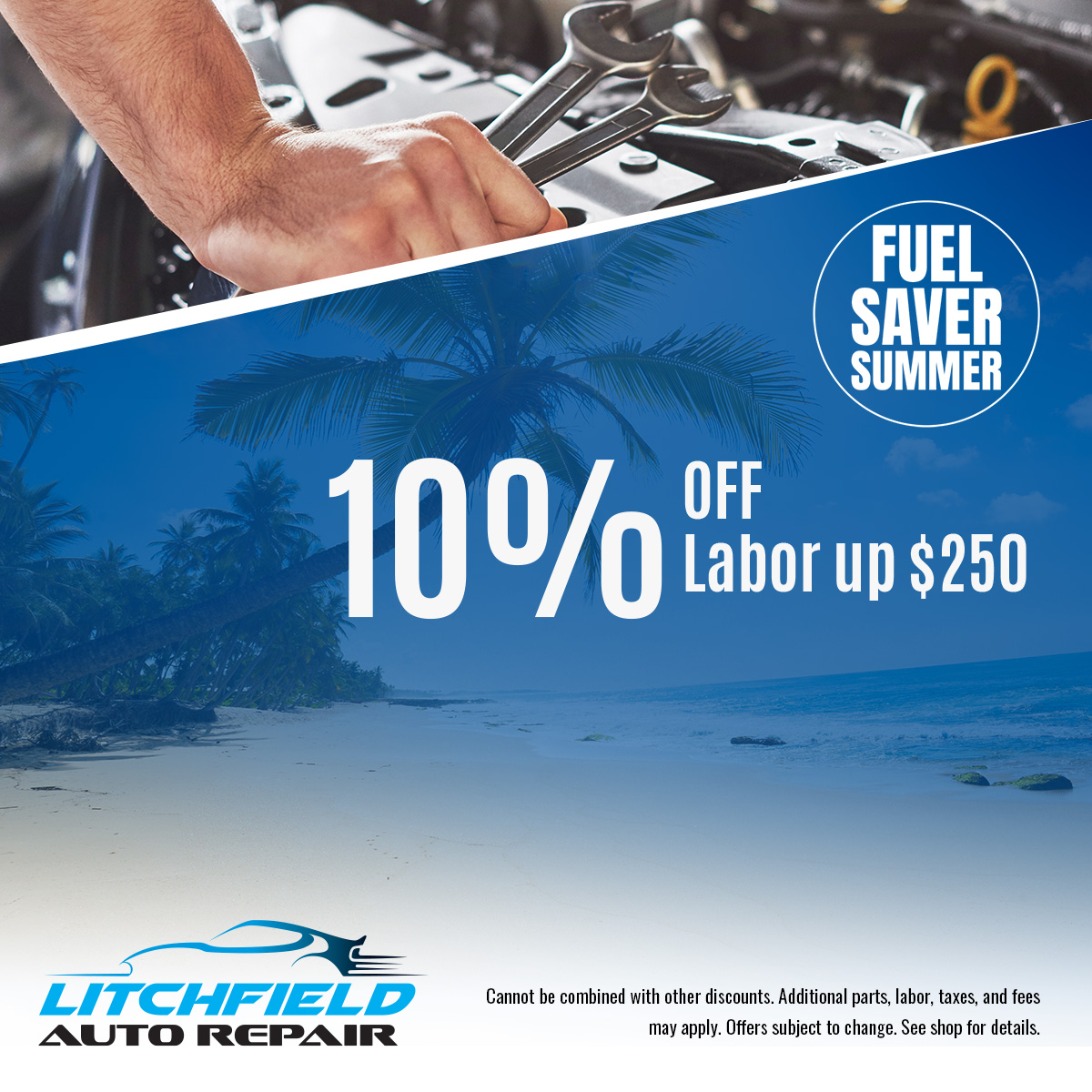 Litchfield Auto Repair Facebook ad: Looking for auto repairs you can actually trust?