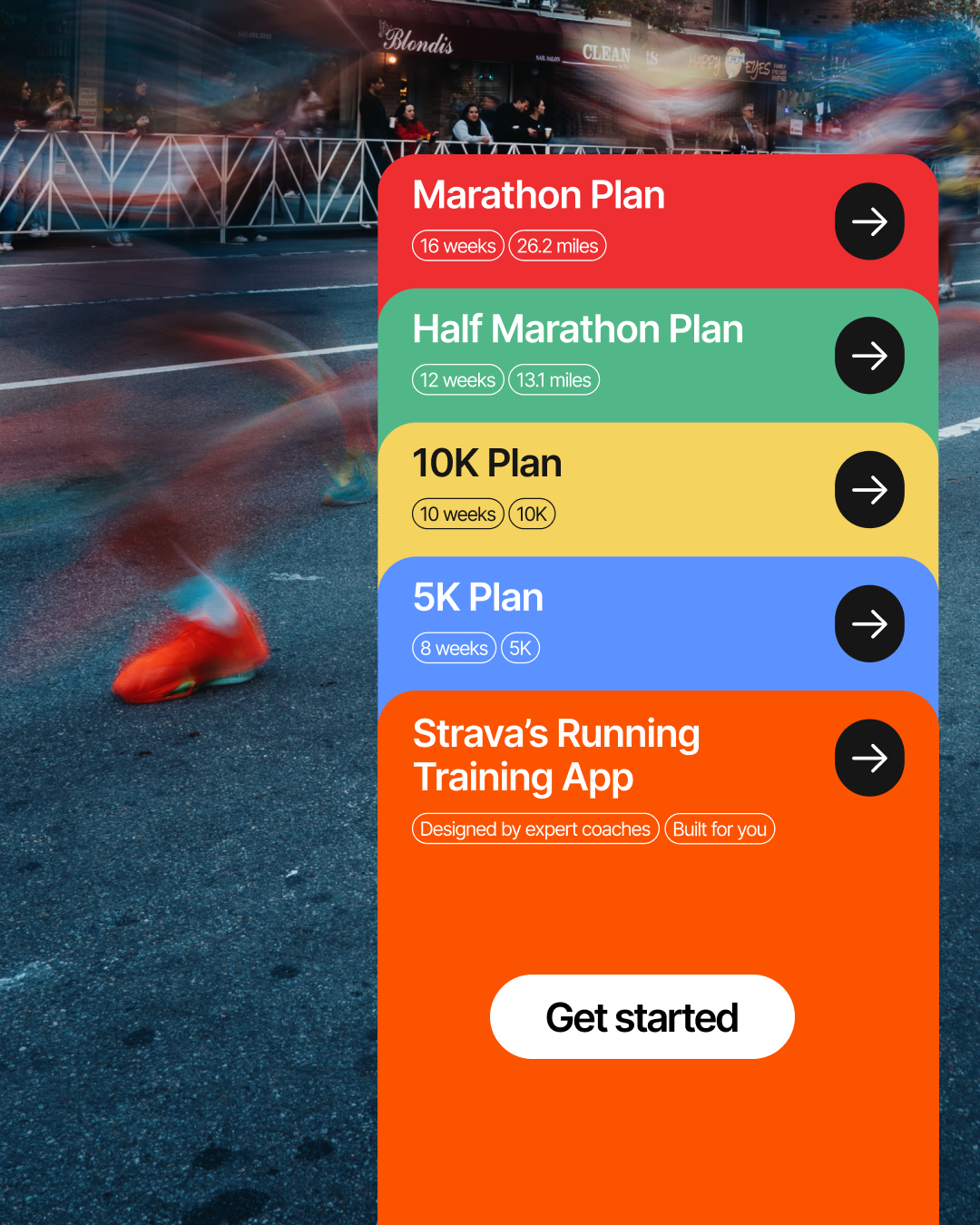 runna Facebook ad: The Ultimate Running Training App