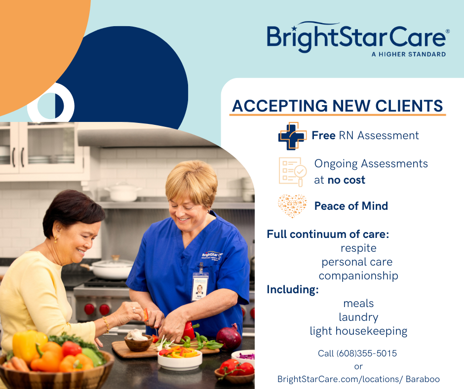 BrightStar Care Baraboo Facebook ad: Support That Grows With Your Needs
