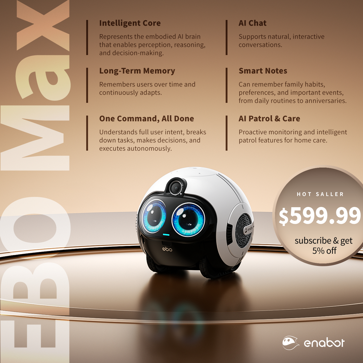 Enabot Robot Facebook ad