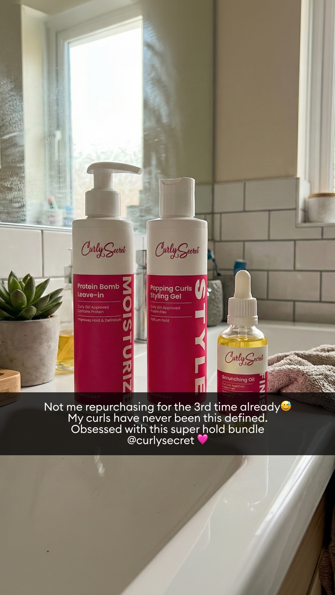 Curly Secret Facebook ad