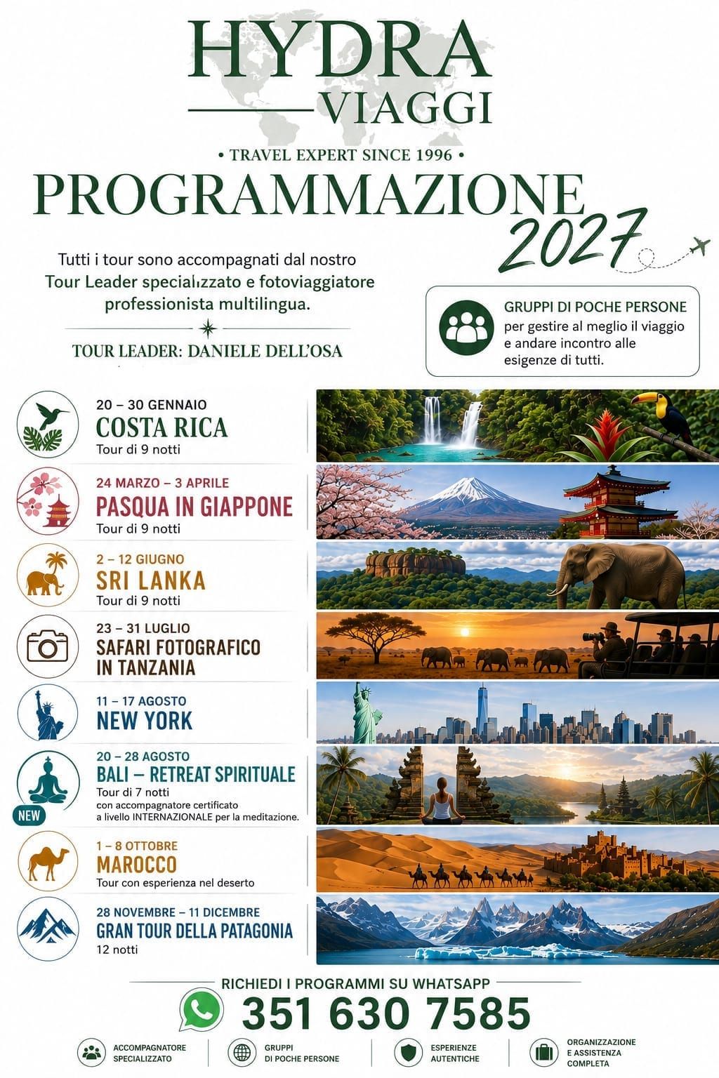 Hydra Viaggi Facebook ad: Non vediamo solo viaggi.