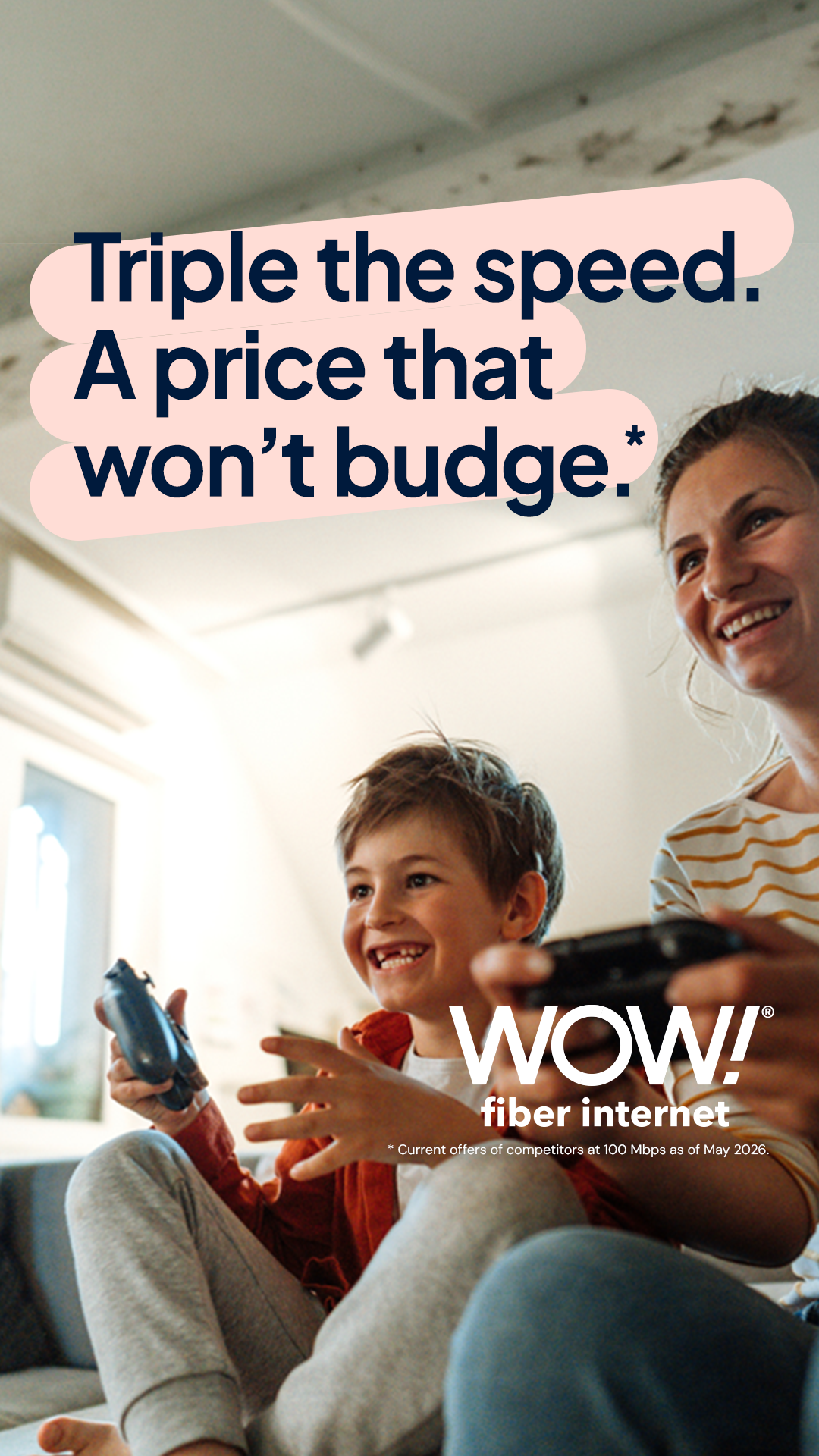 WOW Internet, TV & Phone Facebook ad