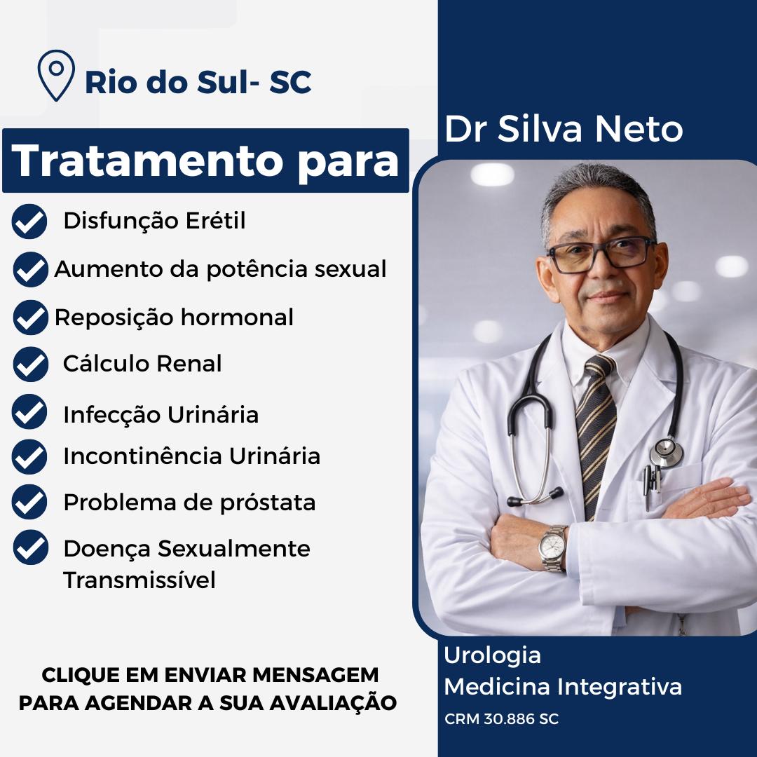 Dr Silva Neto Urologista Facebook ad from Mar 20, 2026