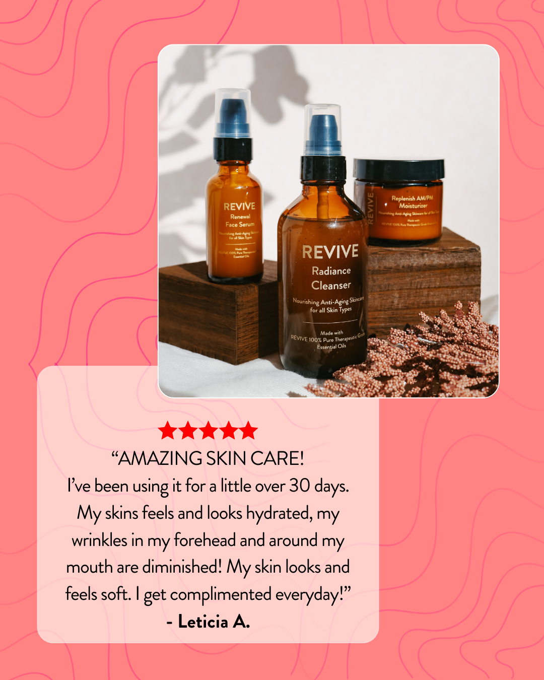 Revive Essential Oils Facebook ad