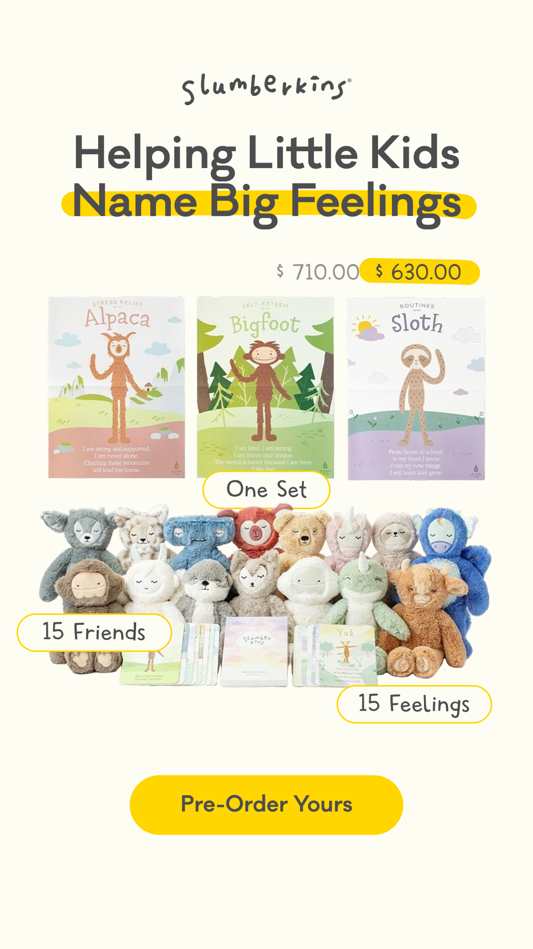 Slumberkins Facebook ad