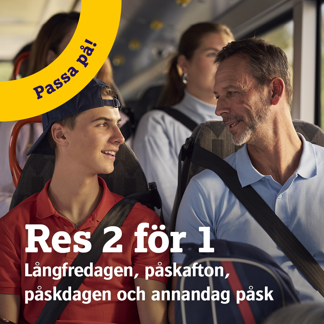 Skånetrafiken Facebook ad: Ta med vem du vill