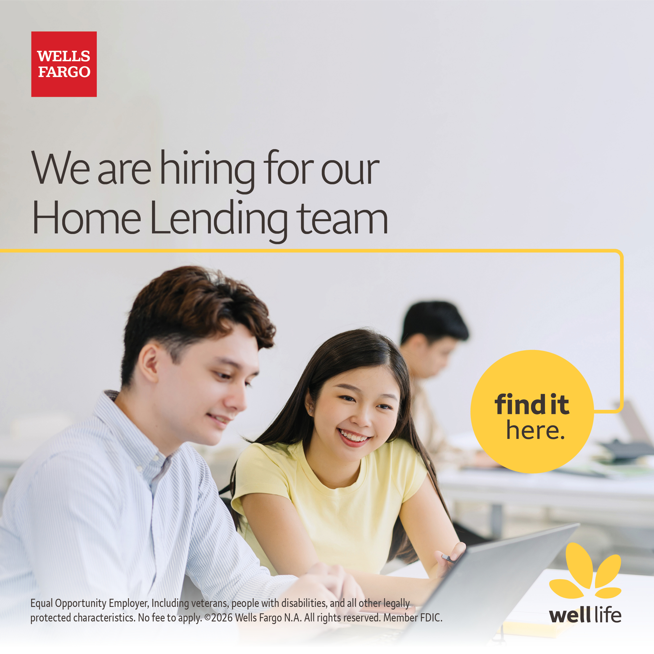 Wells Fargo Facebook ad