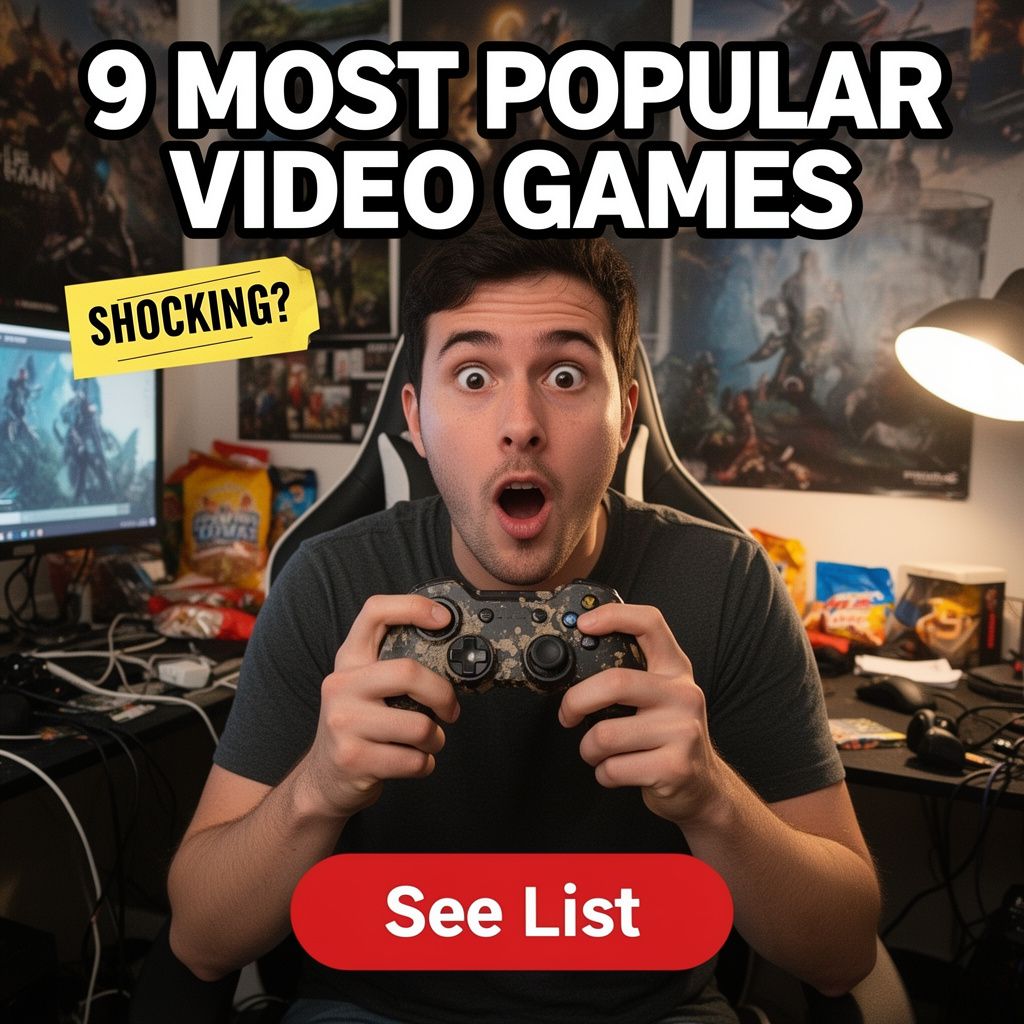 Factsby Facebook ad: The 9 Most Popular Video Games Right Now (See List)