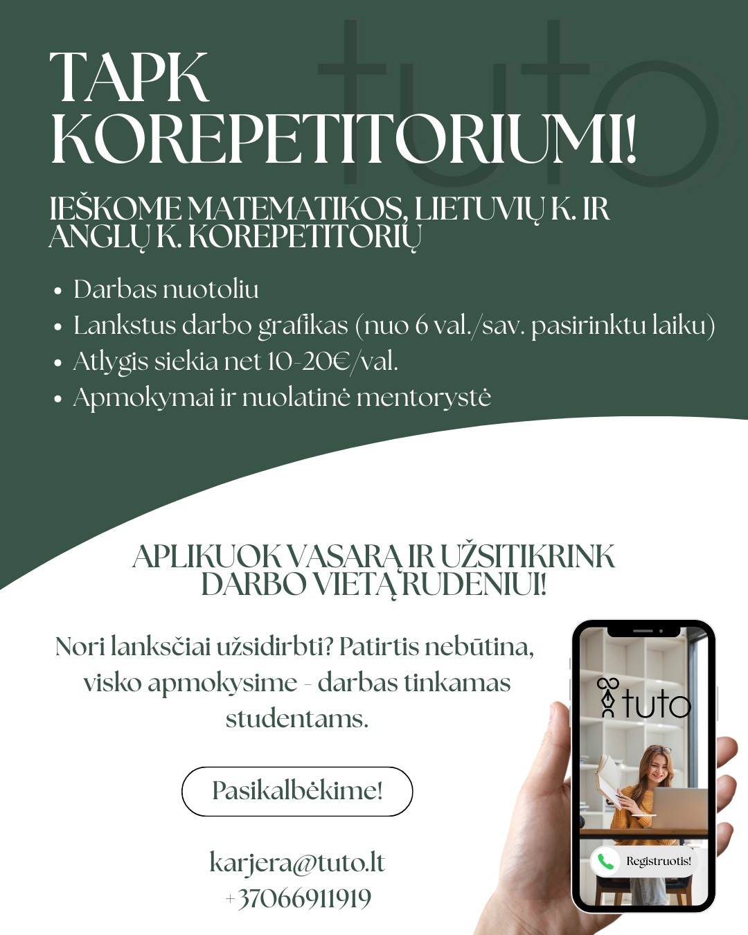 TUTO Facebook ad: TUTO | Karjeros puslapis | tuto