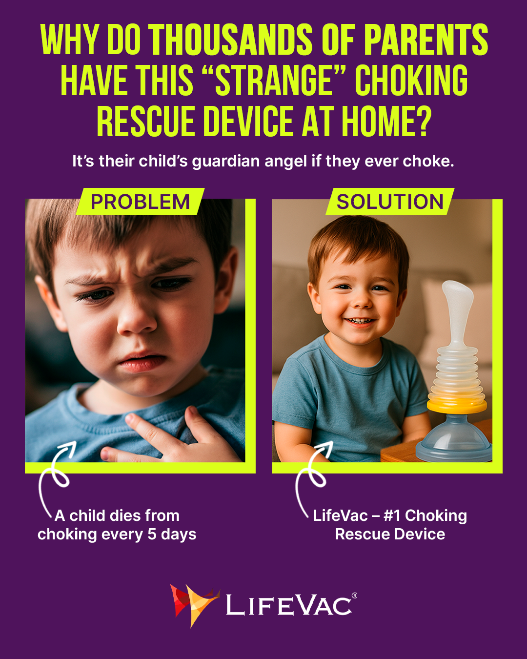 LifeVac USA Facebook ad