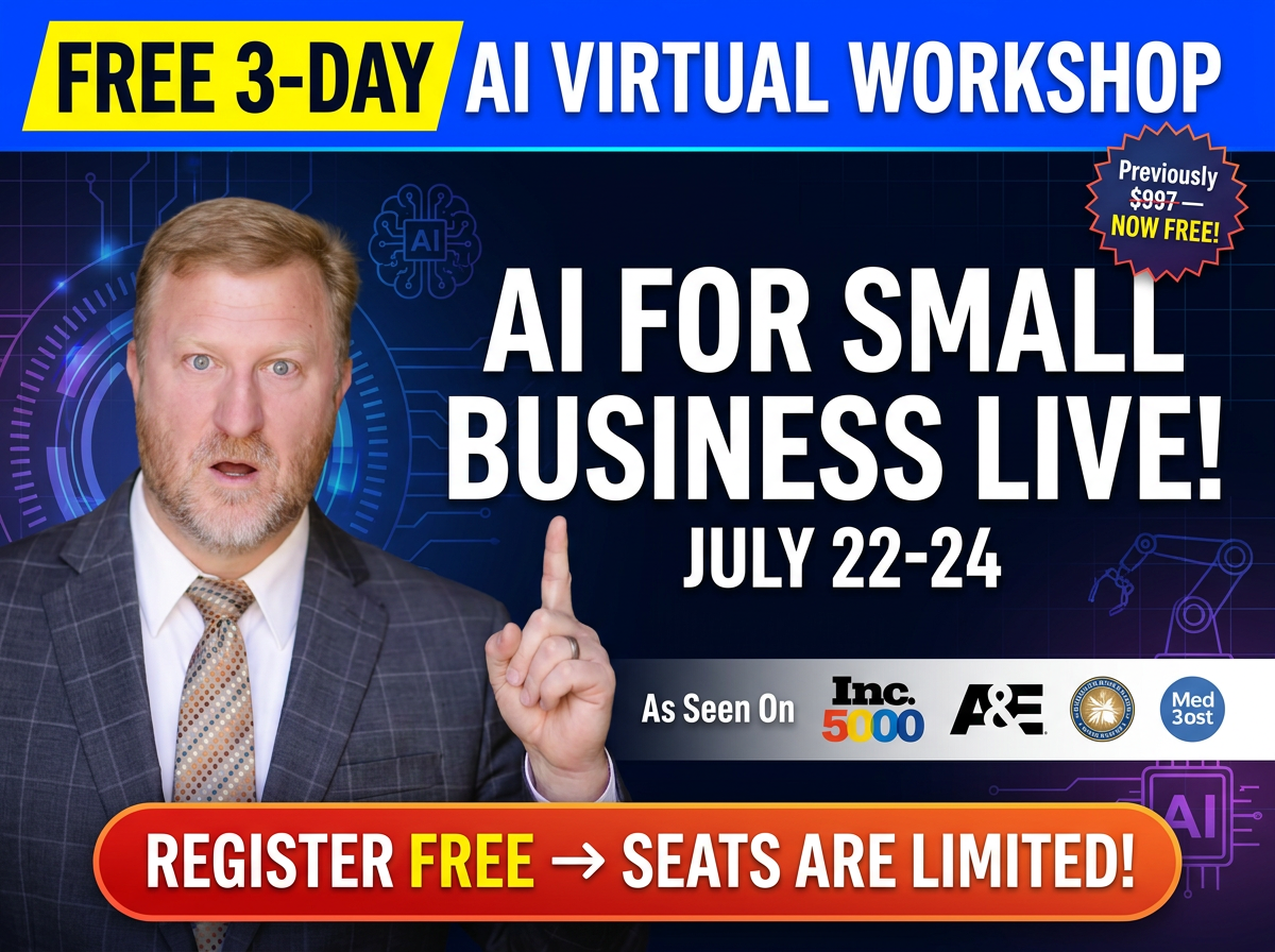 AI for small business owners - AI education Facebook ad
