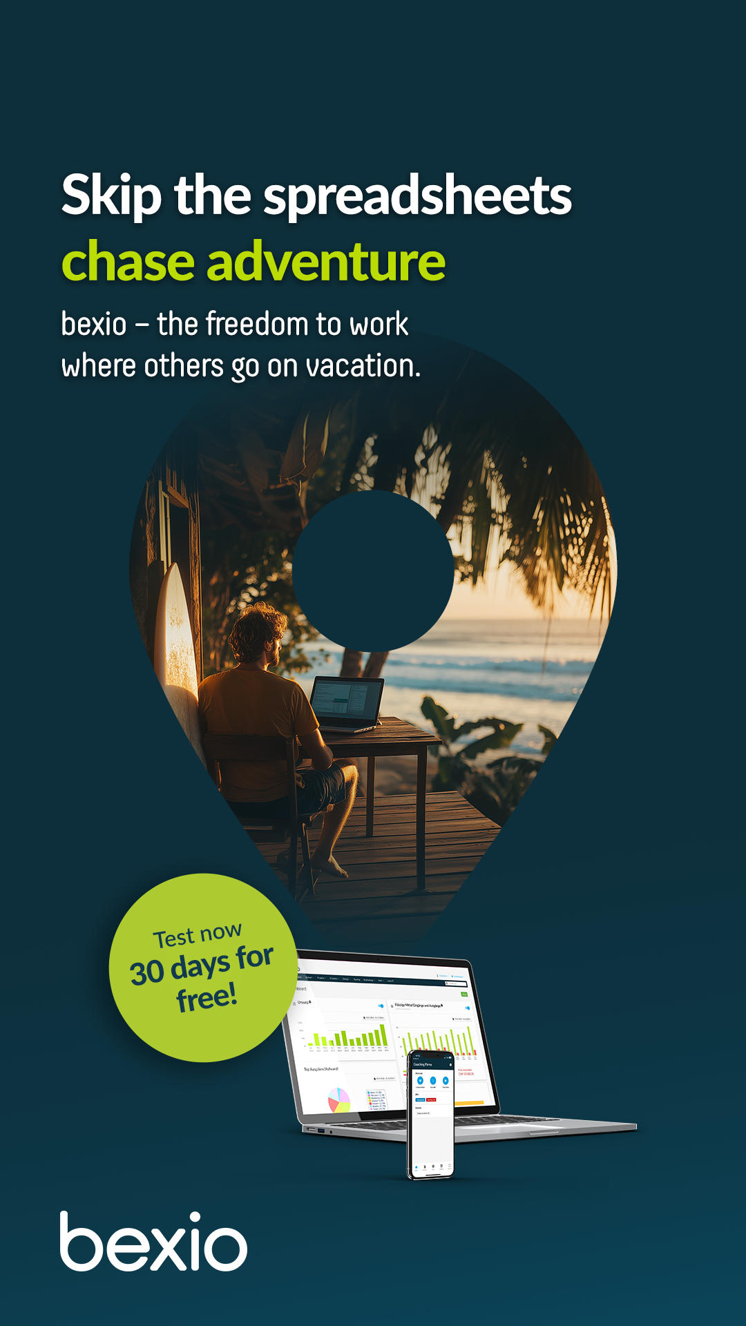 bexio Facebook ad
