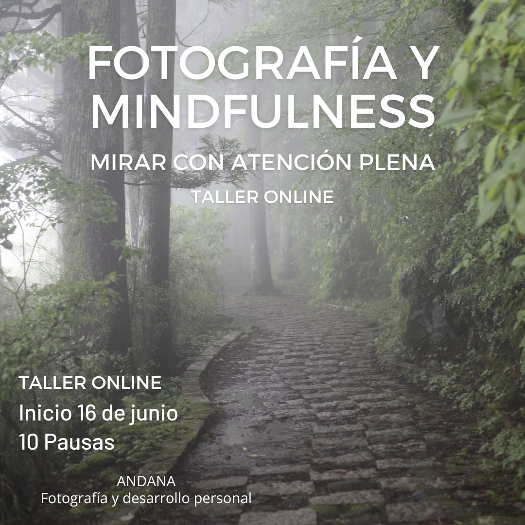 ANDANAfoto Facebook ad: Fotografía y mindfulness. Mirar con atención plena.