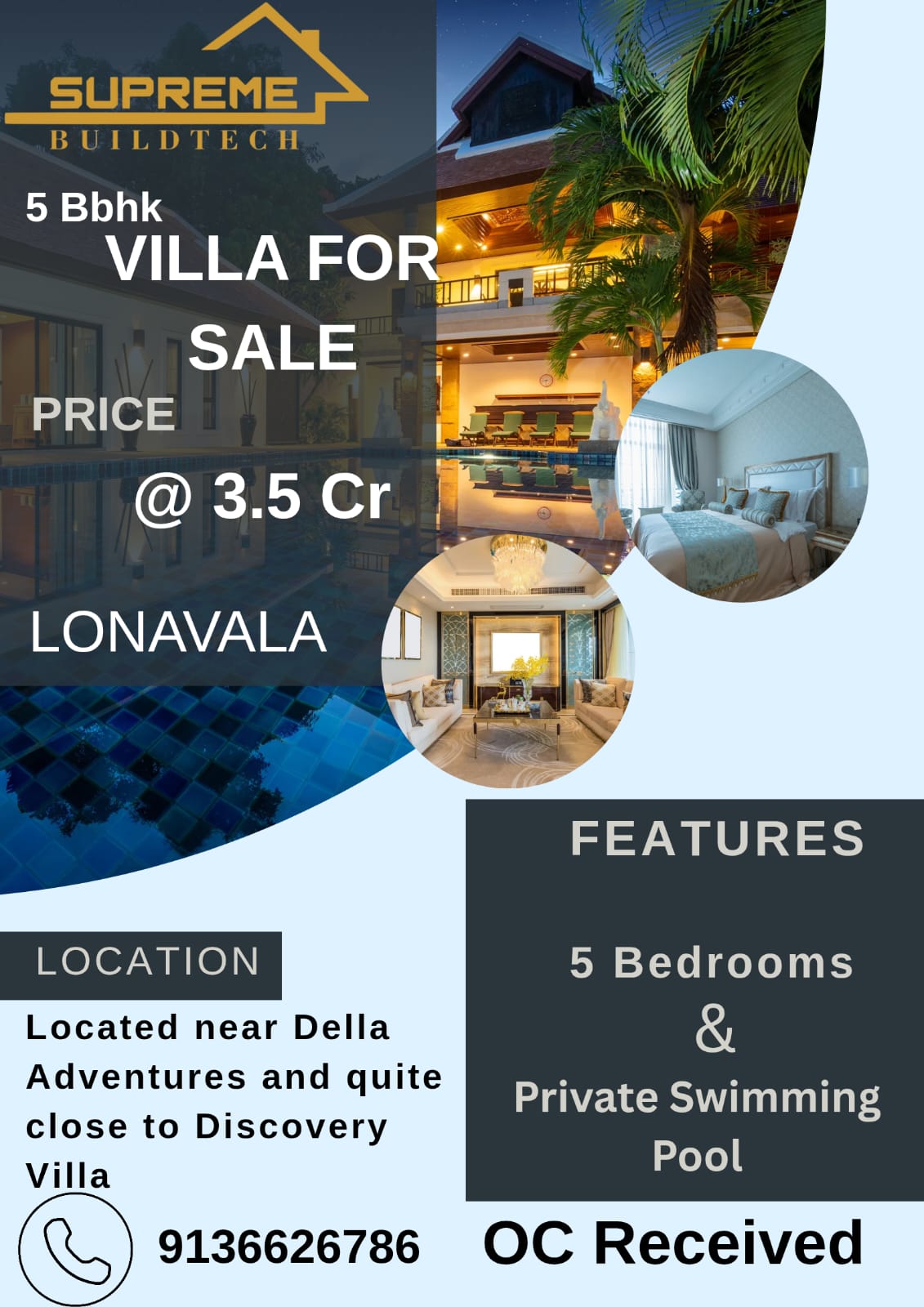 Supreme Villas Facebook ad: Buy a 4 BHK Villa in Lonavala’s Scenic Hills