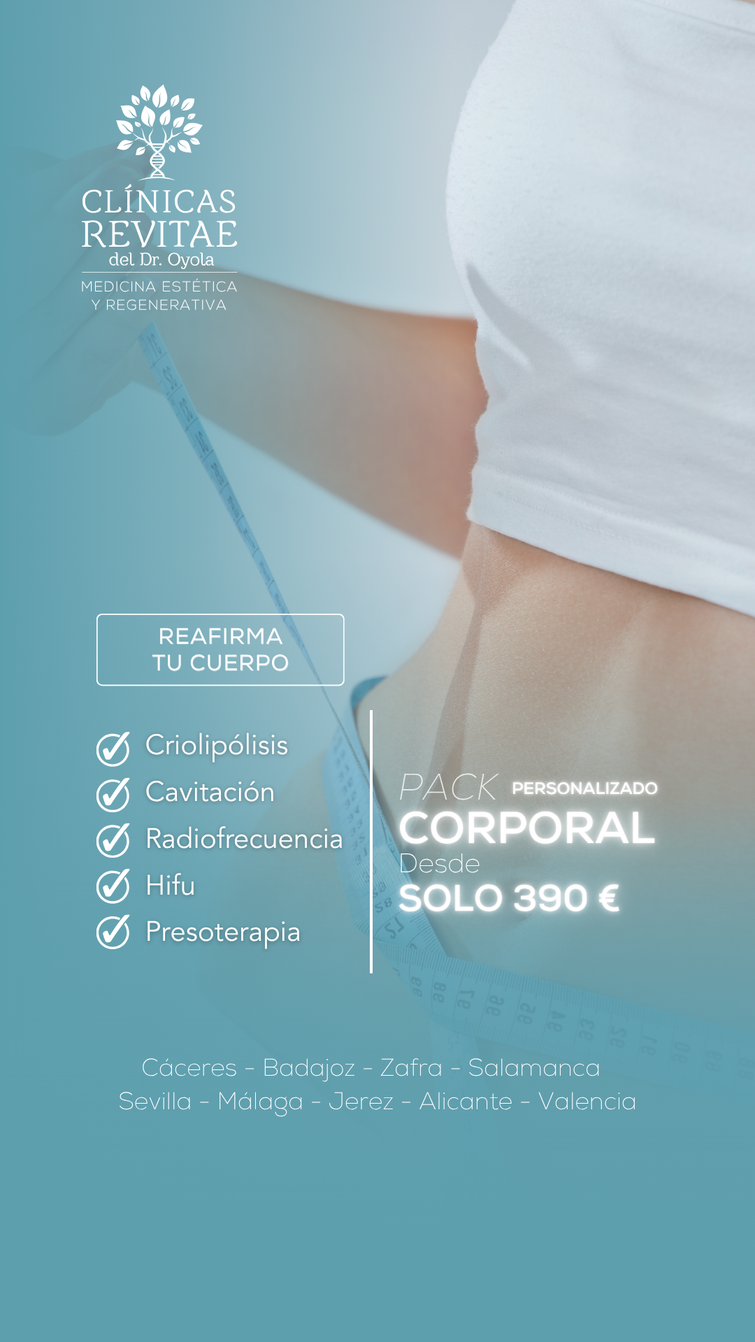 Clínicas Revitae Facebook ad