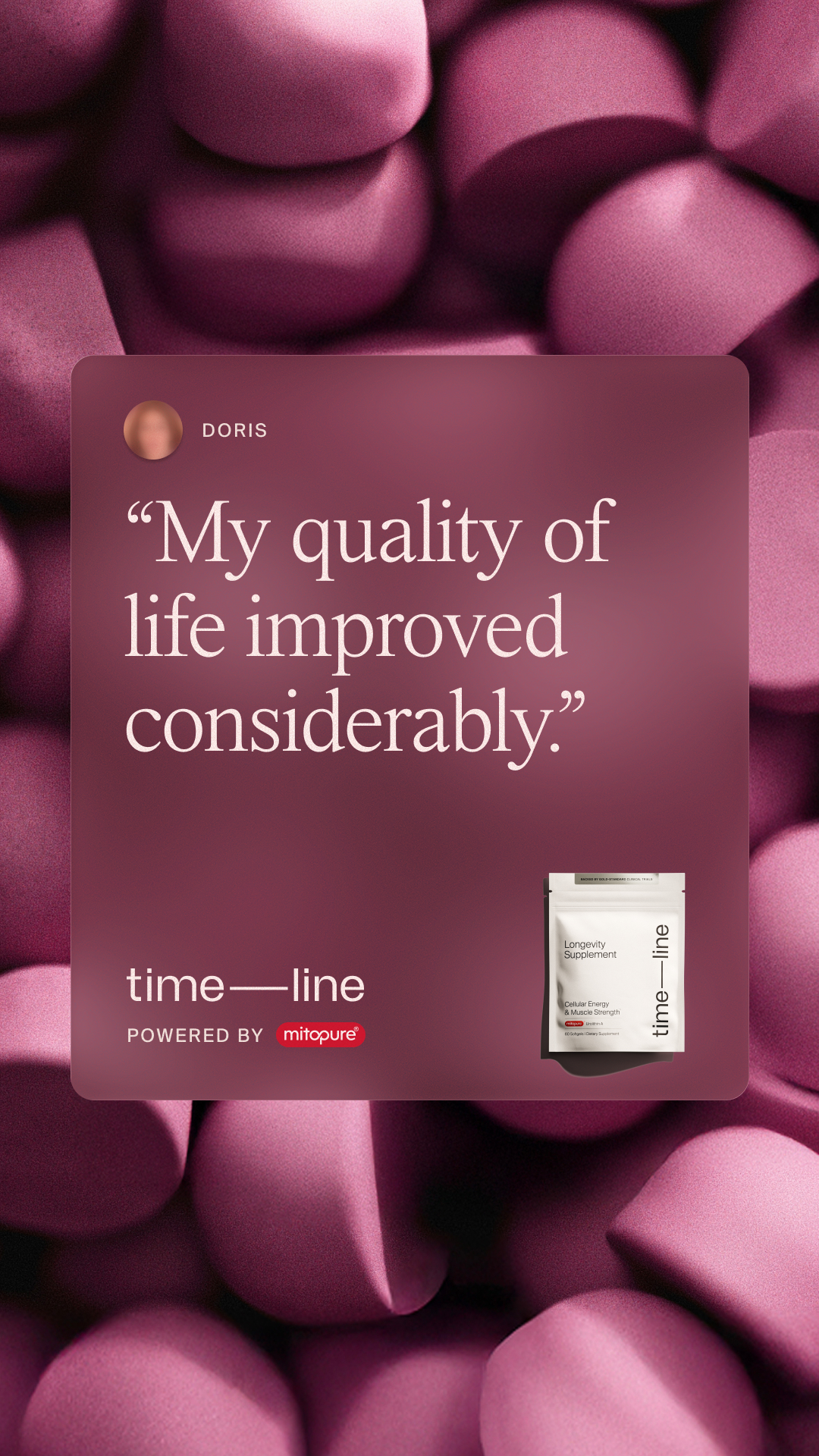 Timeline Longevity Facebook ad