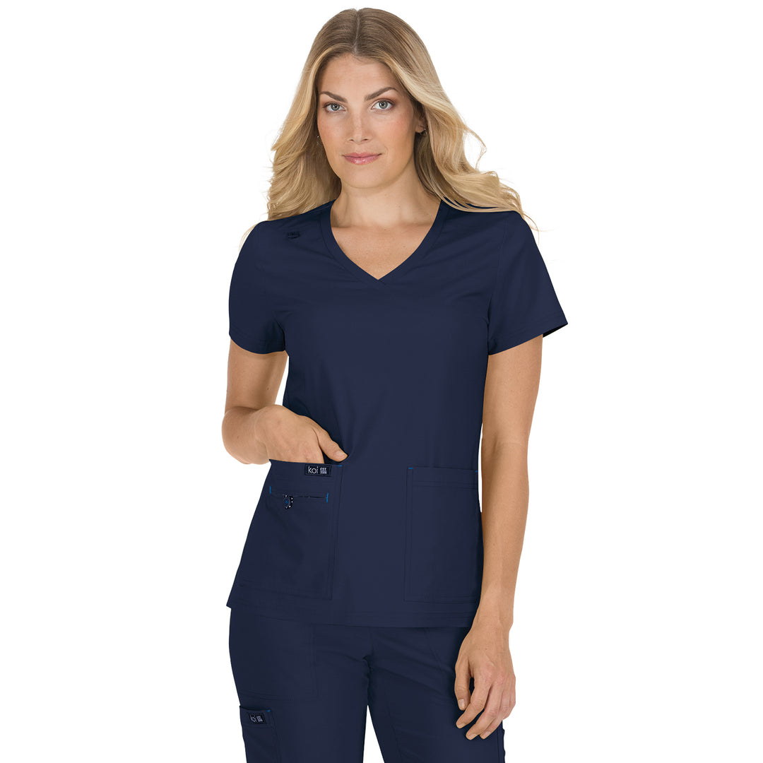 koi Designer Scrubs Facebook ad: Cool, calming and effortlessly stylish.