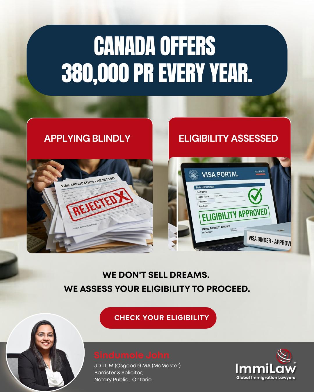 ImmiLaw Global Facebook ad: Check your Eligibility