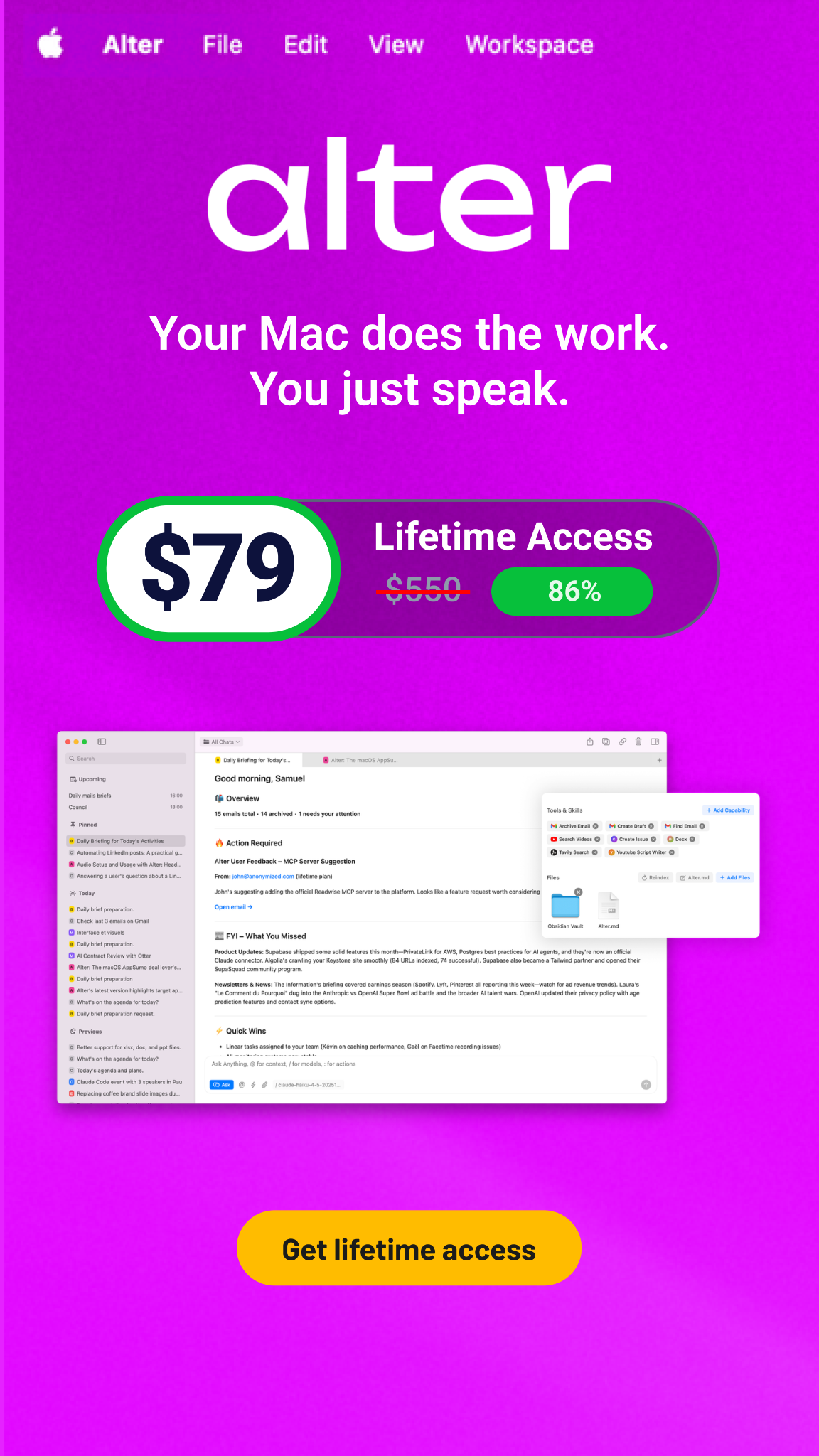 AppSumo Facebook ad