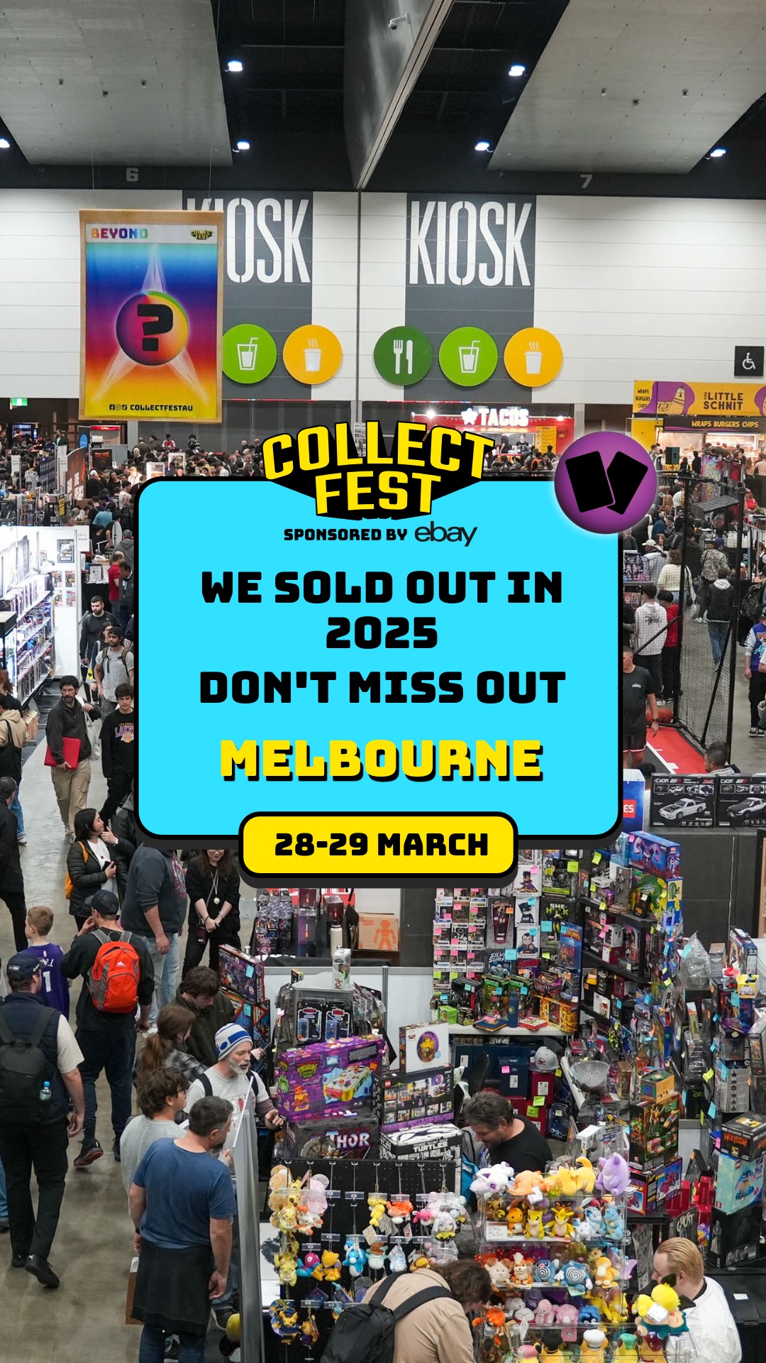 CollectFest Facebook ad from Feb 22, 2026