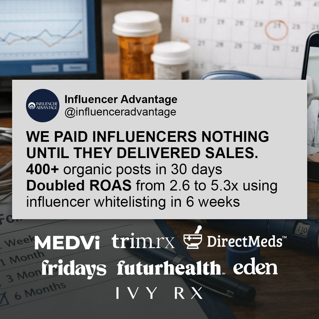 Influencer Advantage Facebook ad