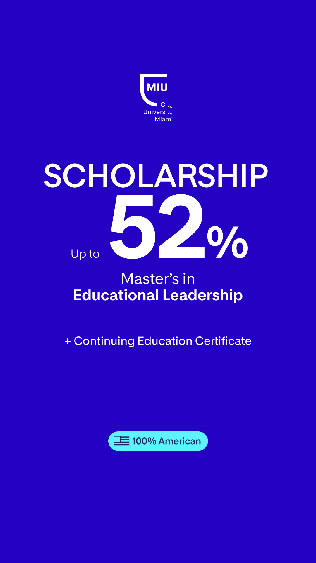MIU City University Miami Facebook ad
