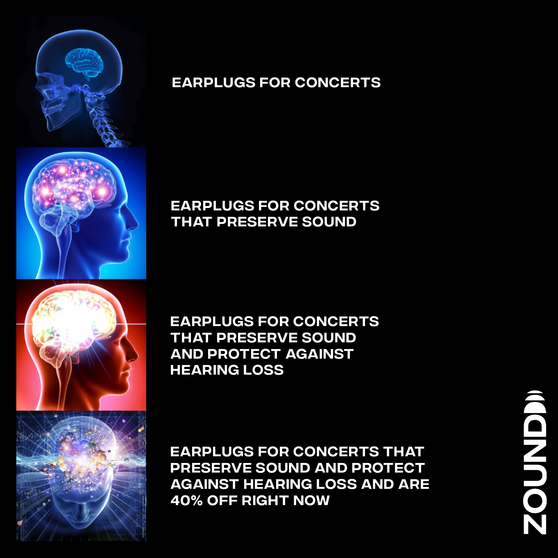 Zound. Facebook ad